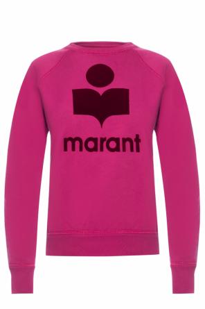 Sweatshirt with a velvet logo, zdjęcie 1 Sweatshirt with a velvet logo od Isabel Marant Etoile